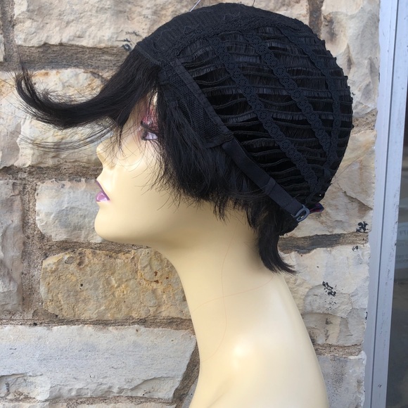 Black human hair wig Pixie Short Wig 2026 main image 6